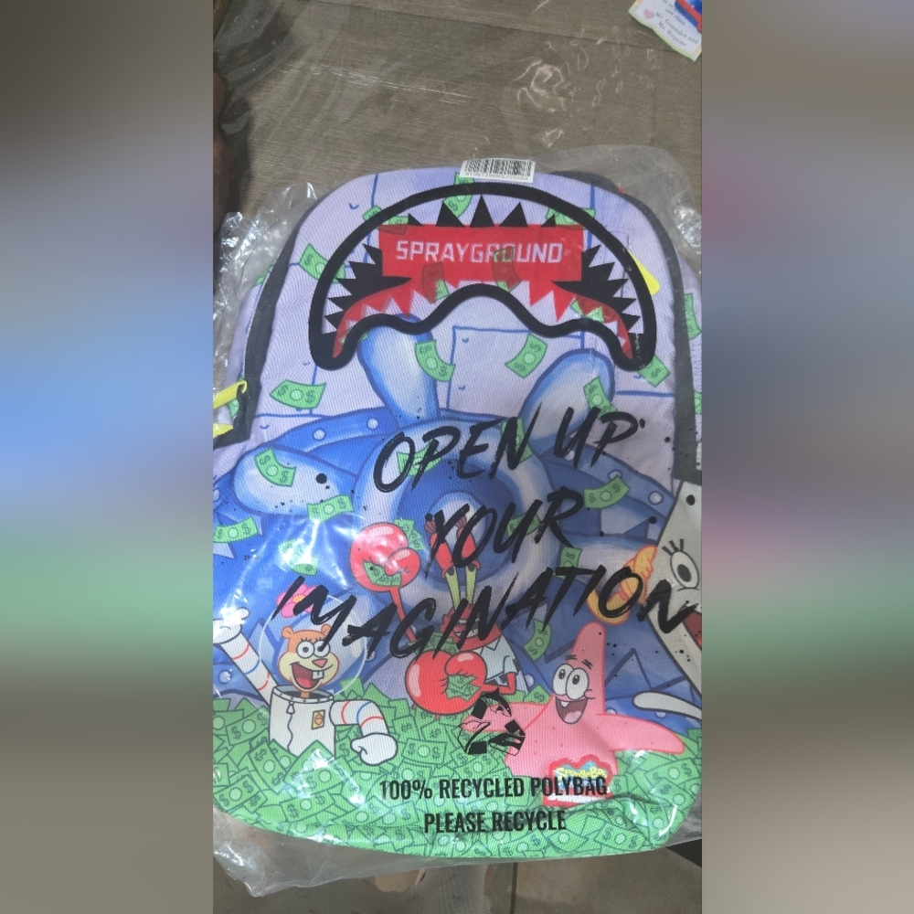 SpongeBob SquarePants Party Bags - Blue and Green